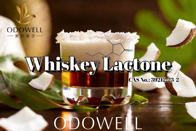 ODOWELL은 배럴 숙성, 코코넛 및 토스트 맛 응용 분야에 위스키 락톤을 권장합니다.