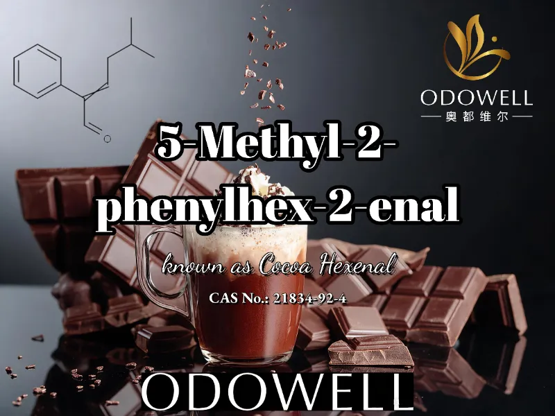 ODOWELL은 코코아, 초콜릿 및 모카 응용 분야에 5-Methyl-2-phenylhex-2-enal을 권장합니다.