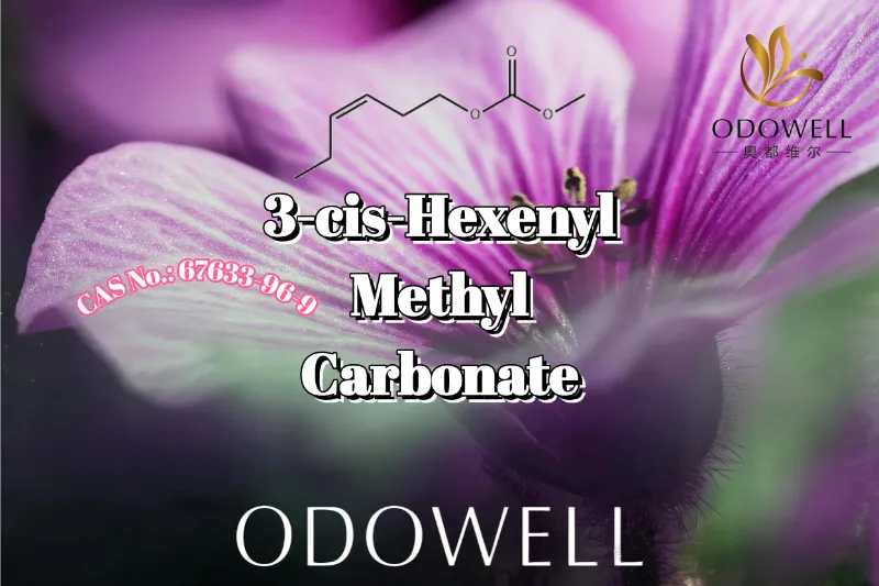 ODOWELL은 천연 보라색 잎 및 녹색 향기 응용 분야에 3-cis-Hexenyl Methyl Carbonate를 권장합니다.